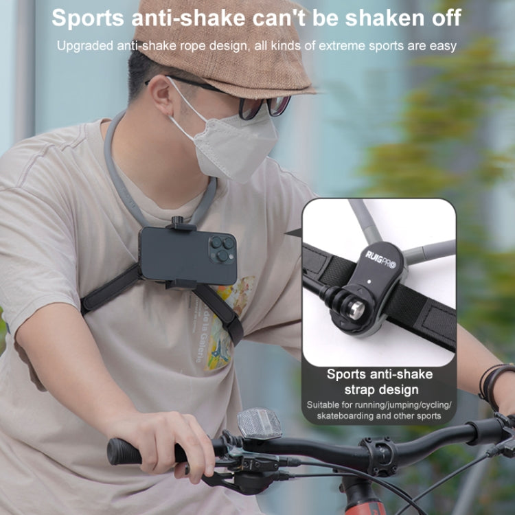 RUIGPRO Lazy Neck Bracket POV View Mount With J-Hook Buckle - Holder by RUIGPRO | Online Shopping South Africa | PMC TechLife | Buy Now Pay Later Mobicred