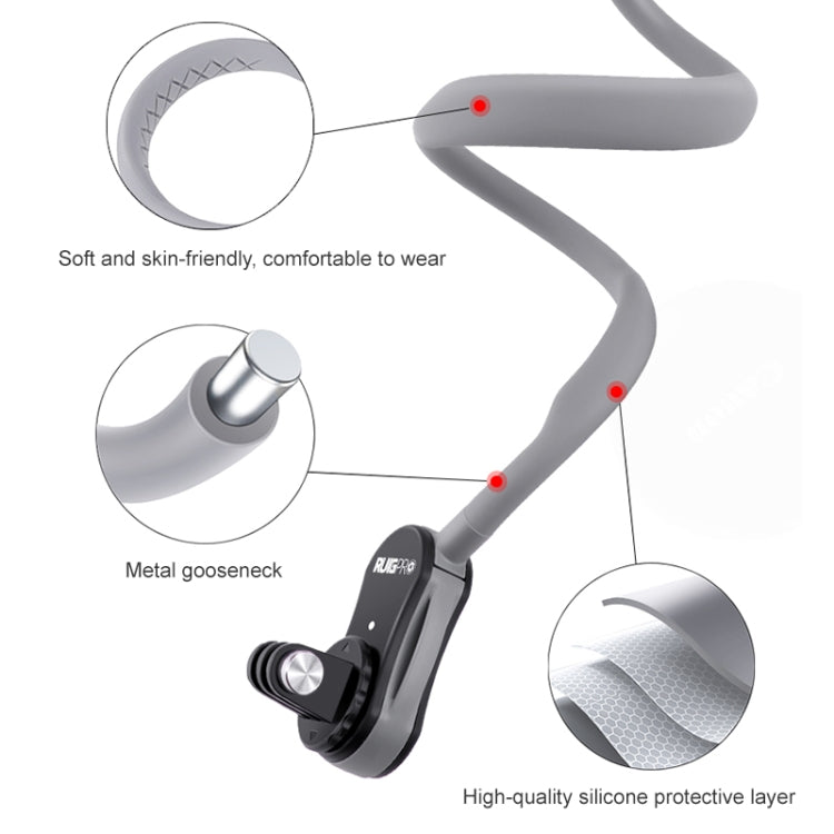 RUIGPRO Lazy Neck Bracket POV View Mount With Phone Clamp & Adapter - Holder by RUIGPRO | Online Shopping South Africa | PMC TechLife