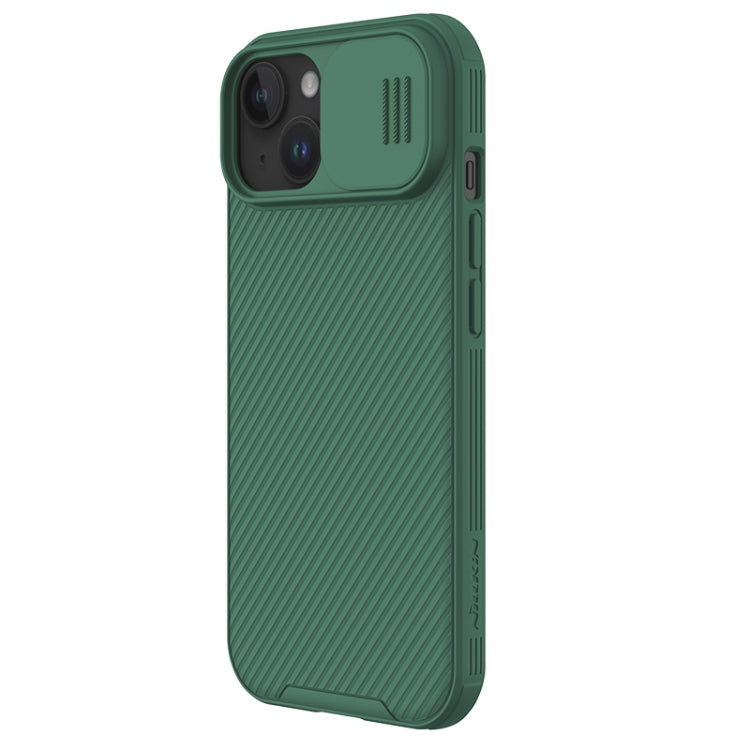 For iPhone 15 Plus NILLKIN CamShield Pro PC Phone Case(Green) - iPhone 15 Plus Cases by NILLKIN | Online Shopping South Africa | PMC Jewellery