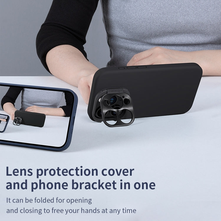 For iPhone 15 Pro NILLKIN Lens Wing Magsafe Magnetic Phone Case(Black) - free shipping - PMC TechLife - Order now!