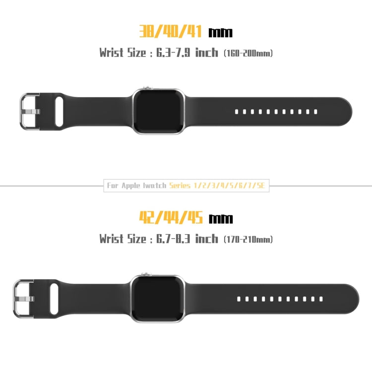 For Apple Watch 4 44mm Pin Buckle Silicone Watch Band(Light Grey) - Watch Bands by PMC TechLife | Online Shopping South Africa | PMC TechLife