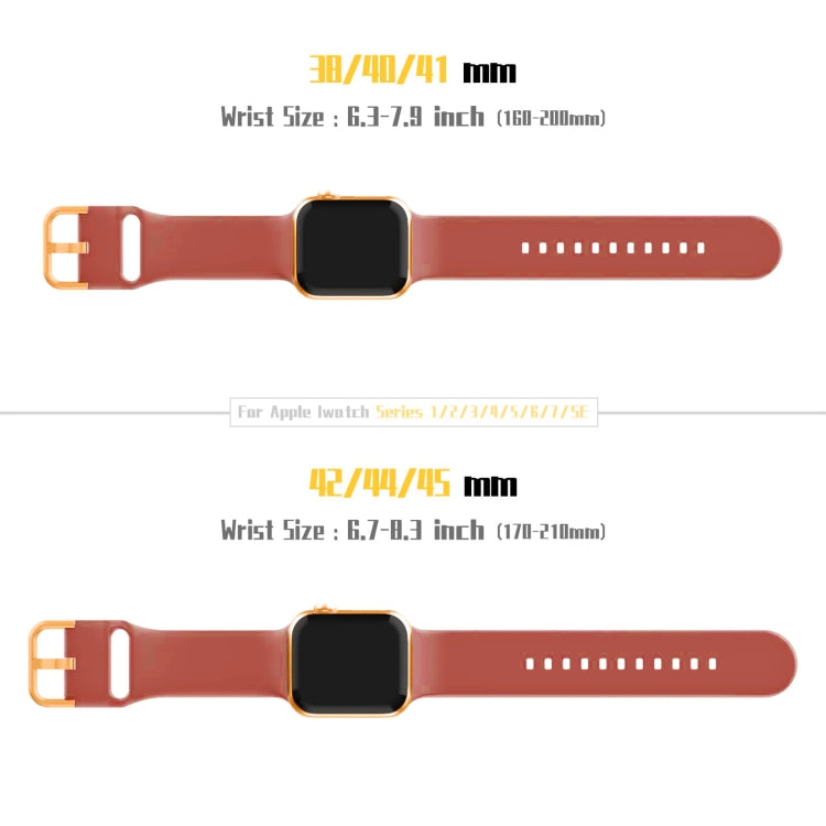 For Apple Watch 2 38mm Pin Buckle Silicone Watch Band(Coral) - Watch Bands by PMC TechLife | Online Shopping South Africa | PMC TechLife