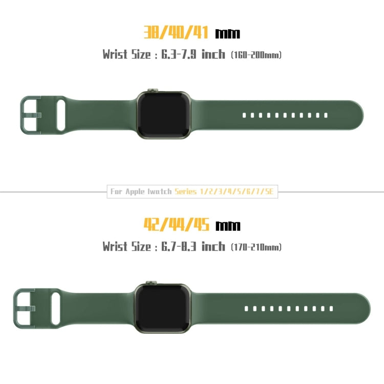 For Apple Watch Series 9 45mm Pin Buckle Silicone Watch Band(Clover) - Watch Bands by PMC TechLife | Online Shopping South Africa | PMC TechLife