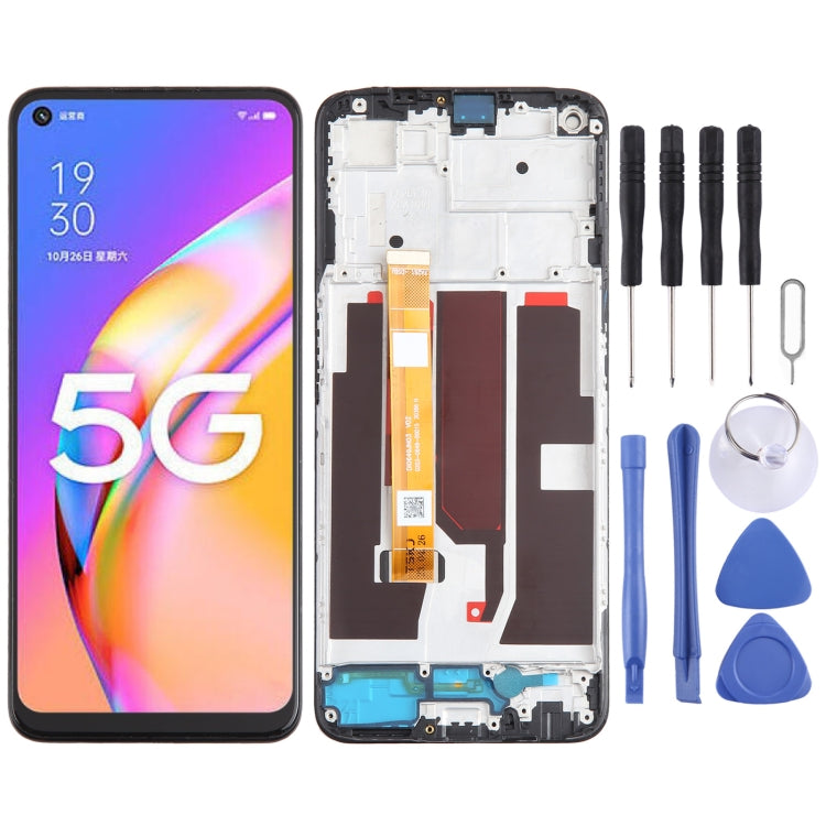 For OPPO A93 5G OEM LCD Screen Digitizer Full Assembly with Frame - LCD Screen by PMC TechLife | Online Shopping South Africa | PMC TechLife