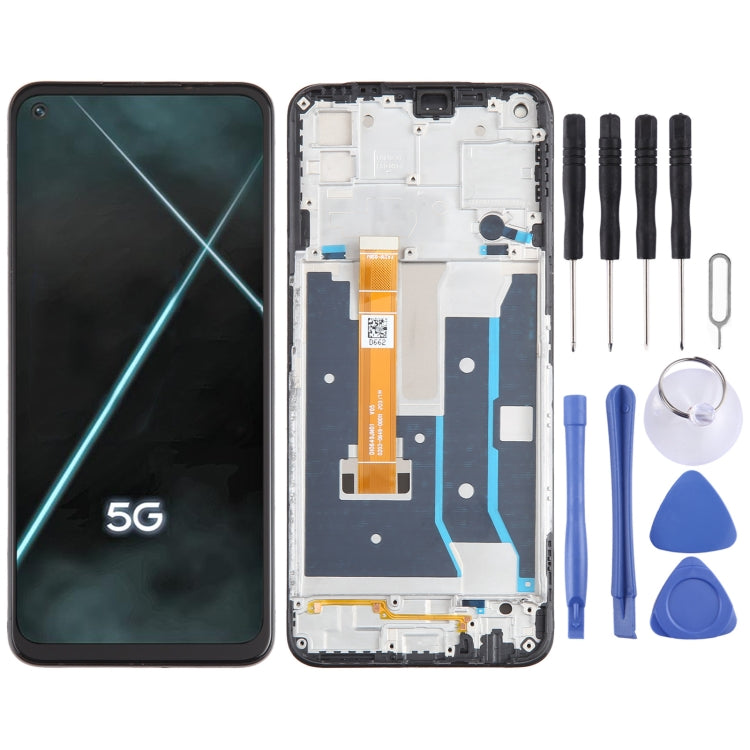 For OPPO K7x OEM LCD Screen Digitizer Full Assembly with Frame - LCD Screen by PMC TechLife | Online Shopping South Africa | PMC TechLife
