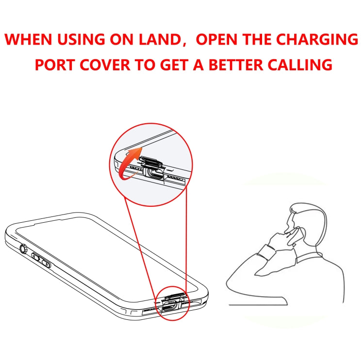 For iPhone 15 Plus RedPepper IP68 Waterproof MagSafe Phone Case(Black) - free shipping - PMC TechLife - Order now!