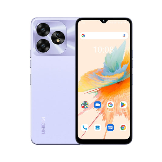 [HK Warehouse] UMIDIGI A15, 8GB+256GB, Face ID & Side Fingerprint Identification, 6.7 inch Android 13 Unisoc T616 Octa Core, Network: 4G, NFC, OTG(Lavender Purple) - UMIDIGI by UMIDIGI | Online Shopping South Africa | PMC Jewellery