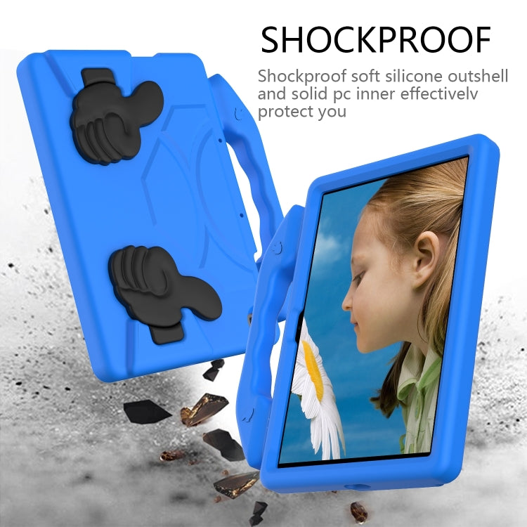 For Honor Pad X8 10.1 Thumb Bracket EVA Shockproof Tablet Case(Blue) - free shipping - PMC TechLife - Order now!