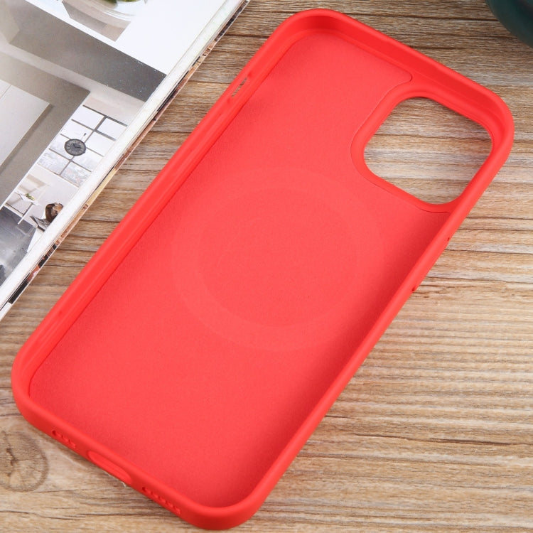 For iPhone 13 MagSafe Liquid Silicone Phone Case(Red) - iPhone 13 Cases by PMC TechLife | Online Shopping South Africa | PMC TechLife | Buy Now Pay Later Mobicred