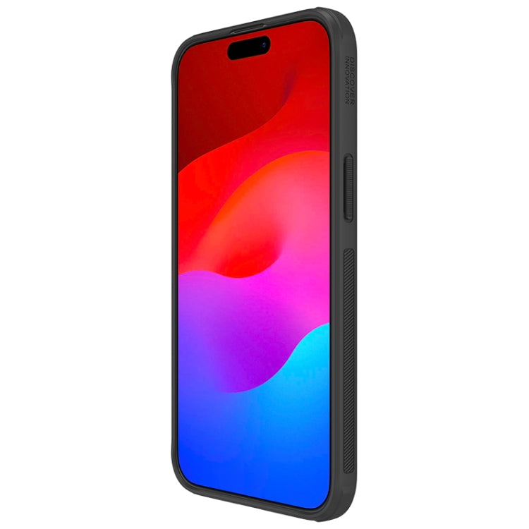 For iPhone 15 Pro Max NILLKIN Frosted Shield Pro PC + TPU Phone Case(Black) - free shipping - PMC TechLife - Order now!