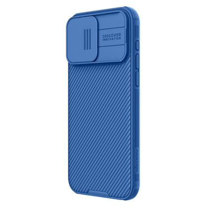 For iPhone 15 Pro NILLKIN CamShield Pro Magnetic Magsafe Phone Case(Blue) - iPhone 15 Pro Cases by NILLKIN | Online Shopping South Africa | PMC Jewellery
