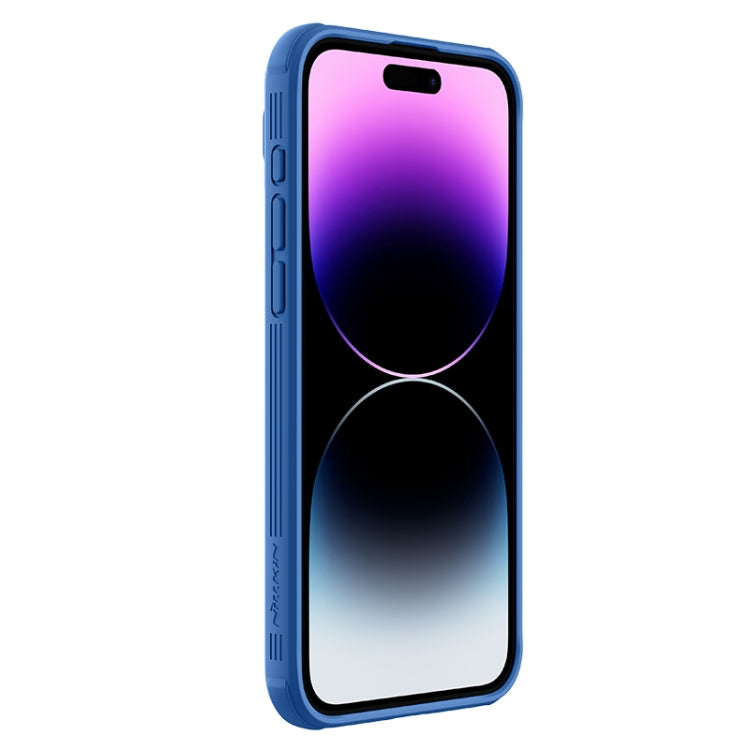 For iPhone 15 Pro NILLKIN CamShield Pro Magnetic Magsafe Phone Case(Blue) - iPhone 15 Pro Cases by NILLKIN | Online Shopping South Africa | PMC TechLife | Buy Now Pay Later Mobicred