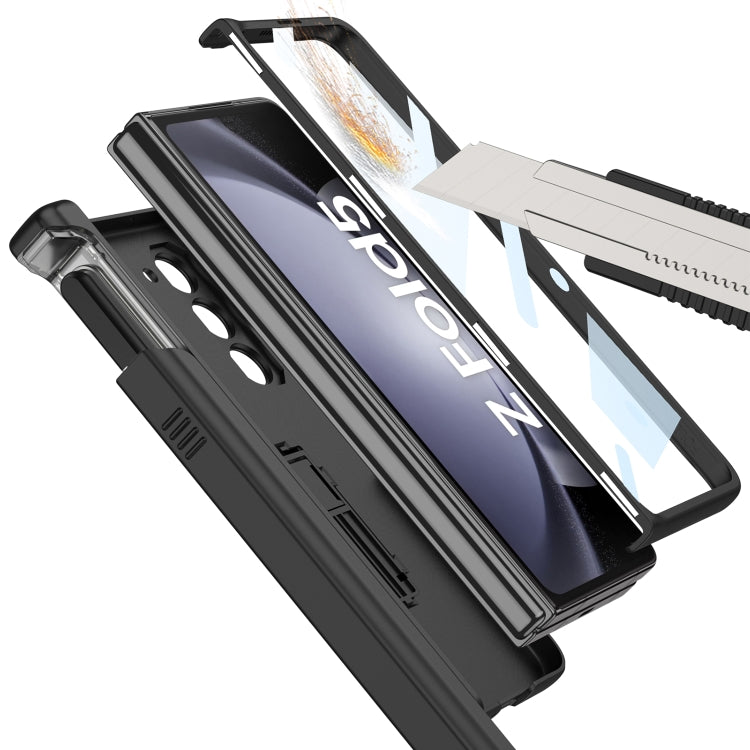 For Samsung Galaxy Z Fold5 GKK Integrated Folding Battle Shell PC Phone Case with Pen Box(Green) - free shipping - PMC TechLife - Order now!