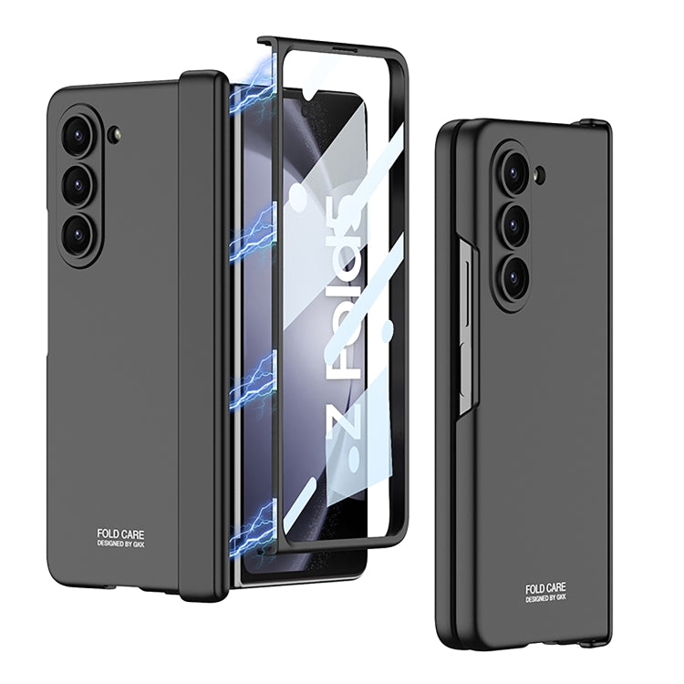 For Samsung Galaxy Z Fold5 GKK Integrated Magnetic Folding Hinge All-inclusive Phone Case(Black) - Galaxy Z Fold5 Cases by GKK | Online Shopping South Africa | PMC Jewellery