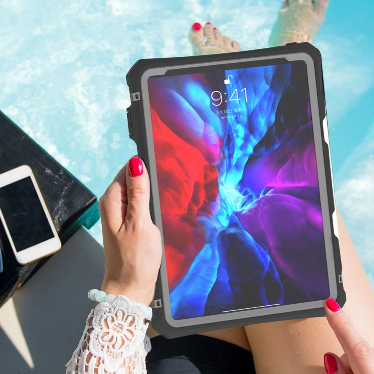 For iPad Pro 11 inch (2020) RedPepper Shockproof Waterproof PC + TPU Protective Tablet Case with Lanyard & Pen Tray & Holder(Black) - iPad Pro 11 (2020) Cases by RedPepper | Online Shopping South Africa | PMC Jewellery | Buy Now Pay Later Mobicred