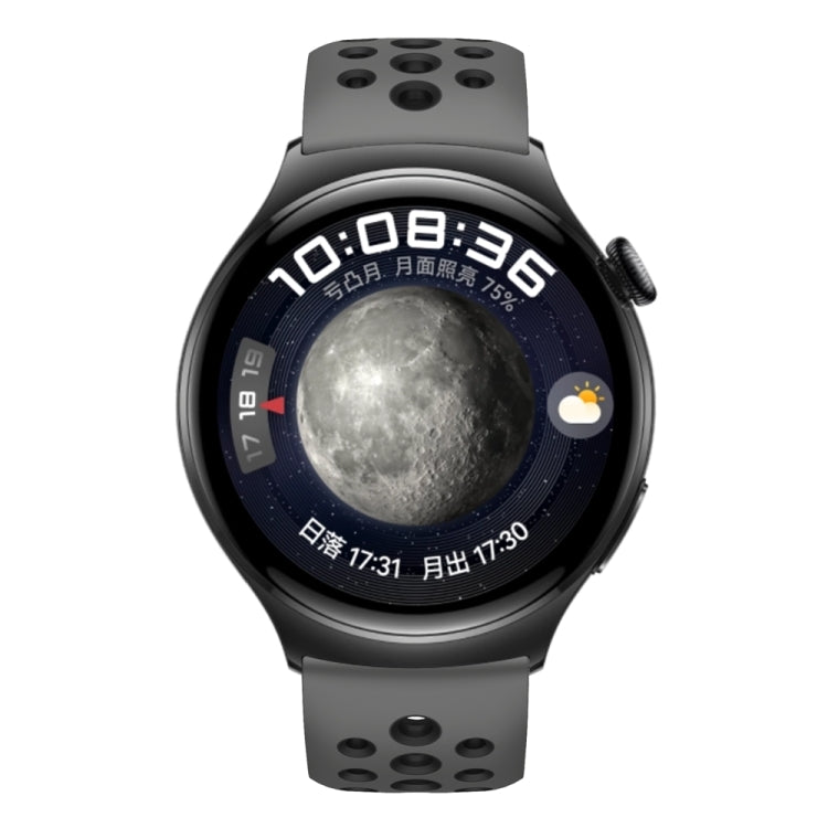 For Huawei Watch 4 Two Color Round Hole Silicone Watch Band(Graphite Grey) - free shipping - PMC TechLife - Order now!