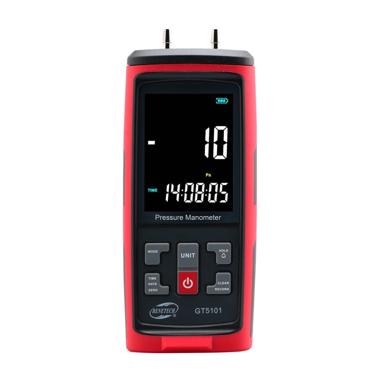 BENETECH GT5101 LCD Display Differential Pressure Meter, Specification:125Pa - free shipping - PMC TechLife - Order now!