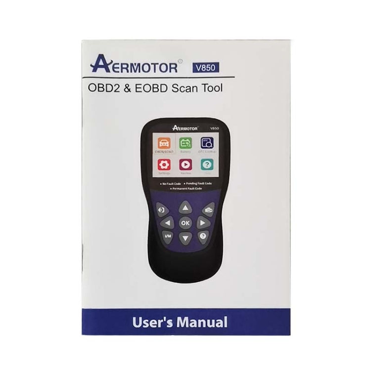 AERMOTOR V850 Car OBD2 Code Reader Diagnostic Scan Tool(Black) - free shipping - PMC TechLife - Order now!