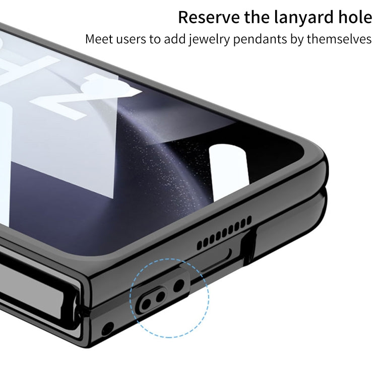 For Samsung Galaxy Z Fold5 GKK Integrated Push Lens Window PC Phone Case(Silver) - free shipping - PMC TechLife - Order now!