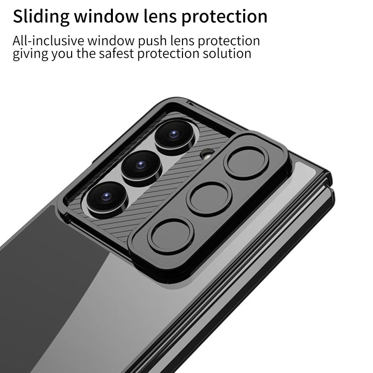 For Samsung Galaxy Z Fold5 GKK Integrated Push Lens Window PC Phone Case(Silver) - free shipping - PMC TechLife - Order now!