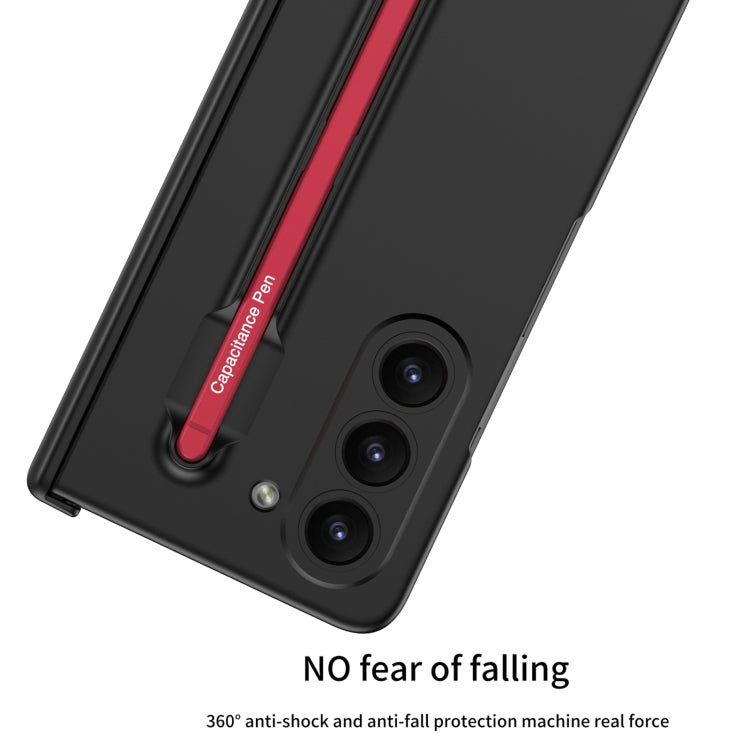 For Samsung Galaxy Z Fold5 5G GKK Integrated Fold Hinge Phone Case with Pen Slots, No Include Pen(Blue) - Galaxy Z Fold5 Cases by GKK | Online Shopping South Africa | PMC TechLife | Buy Now Pay Later Mobicred