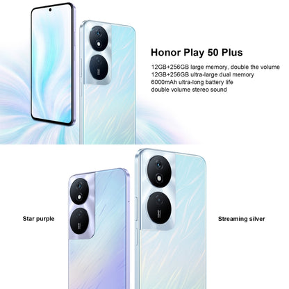 Honor Play 50 Plus, 12GB+256GB, 6.8 inch MagicOS 7.2 Dimensity 6020 Octa Core up to 2.2GHz, Network: 5G, OTG, Not Support Google Play(Purple) - Honor by Huawei | Online Shopping South Africa | PMC Jewellery | Buy Now Pay Later Mobicred