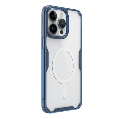 For iPhone 15 Pro Max NILLKIN Ultra Clear Magsafe PC + TPU Phone Case(Blue) - iPhone 15 Pro Max Cases by NILLKIN | Online Shopping South Africa | PMC Jewellery