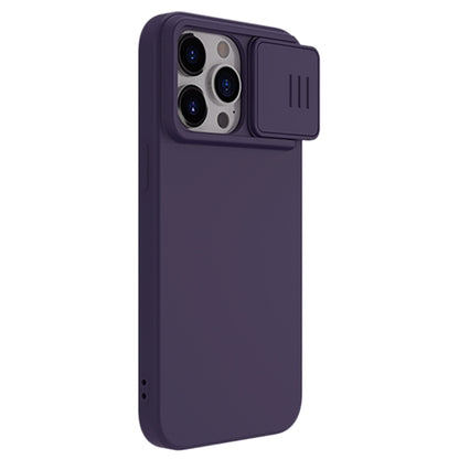 For iPhone 15 Pro NILLKIN CamShield MagSafe Liquid Silicone Phone Case(Deep Purple) - iPhone 15 Pro Cases by NILLKIN | Online Shopping South Africa | PMC Jewellery