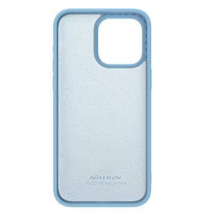 For iPhone 15 Pro Max NILLKIN CamShield Liquid Silicone Phone Case(Sky Blue) - iPhone 15 Pro Max Cases by NILLKIN | Online Shopping South Africa | PMC Jewellery | Buy Now Pay Later Mobicred