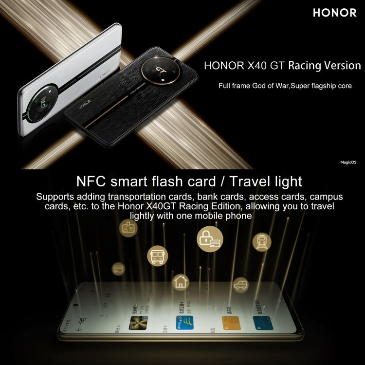 Honor X40 GT Racing, 12GB+512GB , 6.81 inch Magic OS 7.0 Snapdragon 888 Octa Core up to 2.84GHz, Network: 5G, OTG, NFC, Not Support Google Play(Racing Silver) - Honor by Huawei | Online Shopping South Africa | PMC Jewellery | Buy Now Pay Later Mobicred