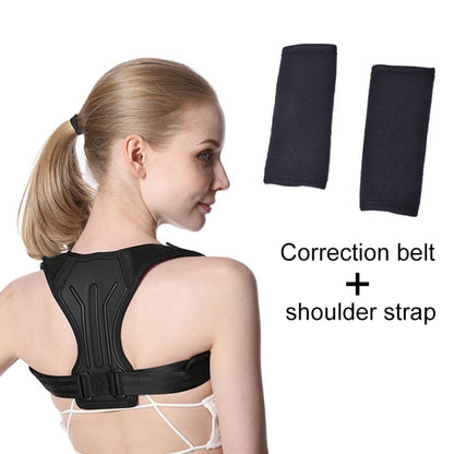 Anti-kyphosis Correction Belt Invisible Artifact For Sitting Posture, Style: Correction Belt + Shoulder Strap, Size:S - Corrector by PMC Jewellery | Online Shopping South Africa | PMC Jewellery