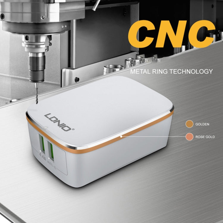 LDNIO A2204 2 in 1 12W Dual USB Interface Travel Charger Mobile Phone Charger with Micro USB Data Cable, US Plug - free shipping - PMC TechLife - Order now!