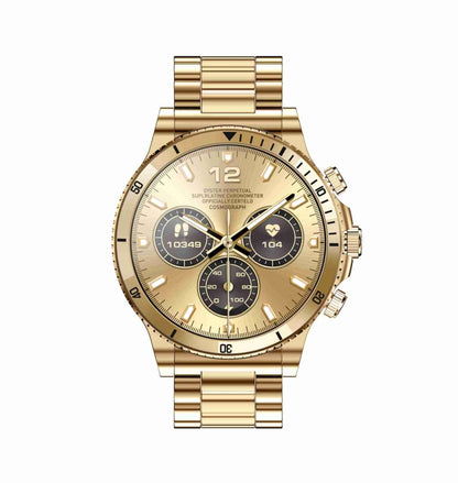 L67 Pro 1.53 inch Steel Band Smart Watch, Support Sleep / Heart Rate Monitoring(Gold) - Smart Watches by PMC Jewellery | Online Shopping South Africa | PMC Jewellery