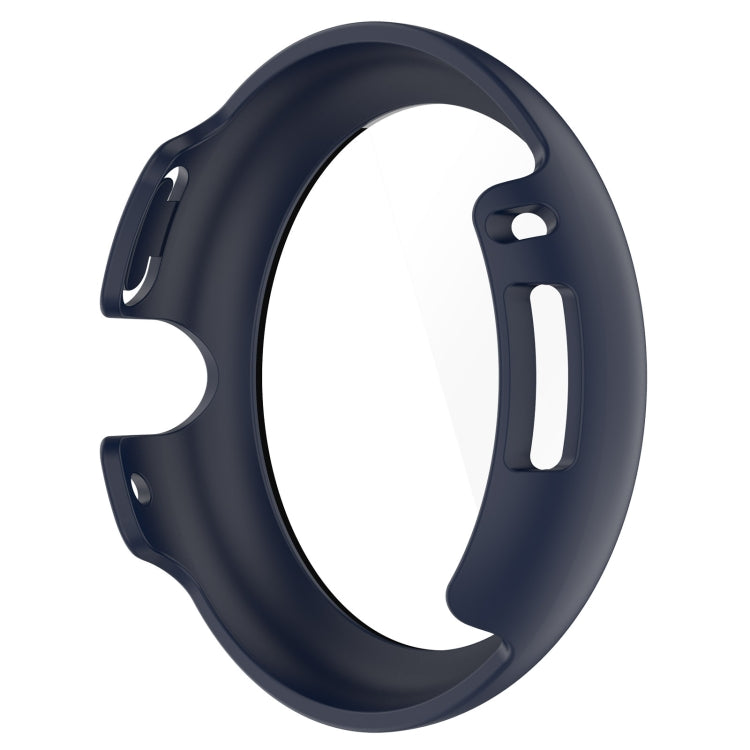 For Google Pixel Watch 2 PC + Tempered Film Integrated Watch Protective Case(Midnight Blue) - Watch Cases by PMC TechLife | Online Shopping South Africa | PMC TechLife