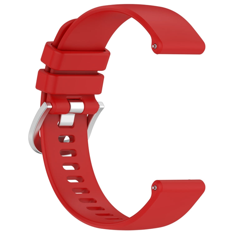 For Garmin vivoactive 5 / Active 5 20mm Silicone Watch Band(Red) - Watch Bands by PMC TechLife | Online Shopping South Africa | PMC TechLife