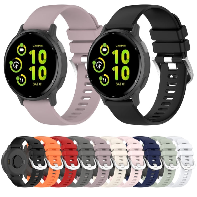 For Garmin vivoactive 5 / Active 5 20mm Silicone Watch Band(Red) - Watch Bands by PMC TechLife | Online Shopping South Africa | PMC TechLife