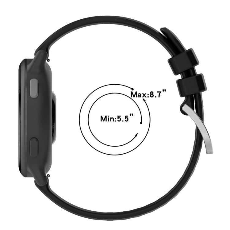 For Garmin vivoactive 5 / Active 5 20mm Silicone Watch Band(White) - Watch Bands by PMC TechLife | Online Shopping South Africa | PMC TechLife