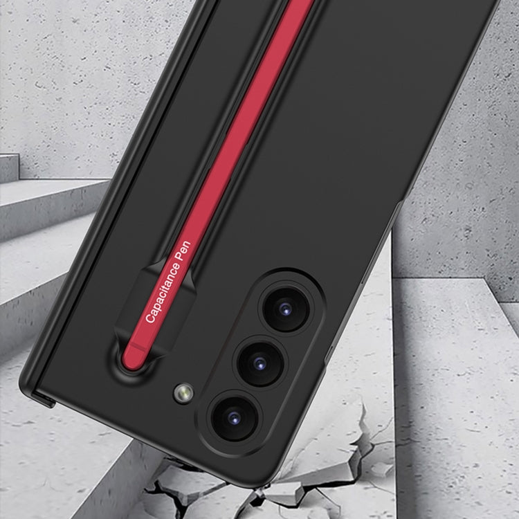 For Samsung Galaxy Z Fold5 5G GKK Magnetic Integrated Phone Case with Pen Slots, No Include Pen(Black+Red) - Galaxy Z Fold5 Cases by GKK | Online Shopping South Africa | PMC Jewellery | Buy Now Pay Later Mobicred