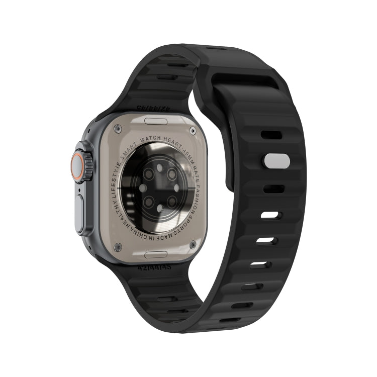 iW9 Ultra 2.04 inch Screen Smart Call Watch, BT Call / Heart Rate / Blood Pressure / Blood Oxygen(Tarnish Black) - free shipping - PMC TechLife - Order now!