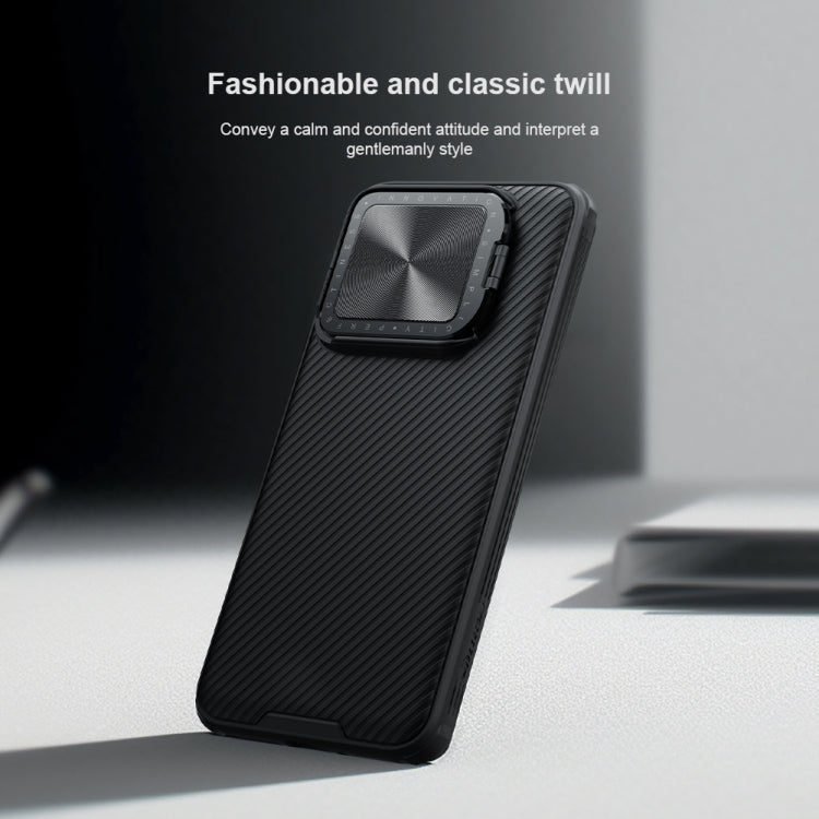 For Xiaomi 14 Pro NILLKIN Black Mirror Prop CD Texture Mirror MagSafe Magnetic Phone Case(Blue) - 14 Pro Cases by NILLKIN | Online Shopping South Africa | PMC TechLife | Buy Now Pay Later Mobicred