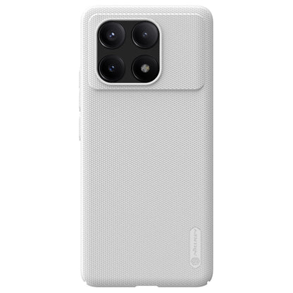 For Xiaomi Redmi K70E / Poco X6 Pro 5G NILLKIN Frosted PC Phone Case(White) - K70E Cases by NILLKIN | Online Shopping South Africa | PMC Jewellery