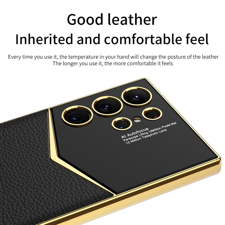 For Samsung Galaxy S24 Ultra 5G GKK Plating Soft TPU + Leather Full Coverage Phone Case without Pen(Green) - free shipping - PMC TechLife - Order now!