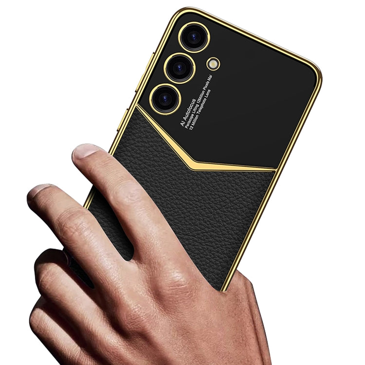 For Samsung Galaxy S24 5G GKK Plating Soft TPU + Leather Full Coverage Phone Case without Pen(Purple) - Galaxy S24 5G Cases by GKK | Online Shopping South Africa | PMC TechLife | Buy Now Pay Later Mobicred