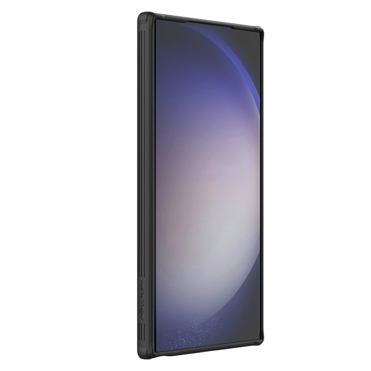 For Samsung Galaxy S24 Ultra 5G NILLKIN Black Mirror Prop CD Texture Mirror Phone Case(Black) - Galaxy S24 Ultra 5G Cases by NILLKIN | Online Shopping South Africa | PMC TechLife | Buy Now Pay Later Mobicred