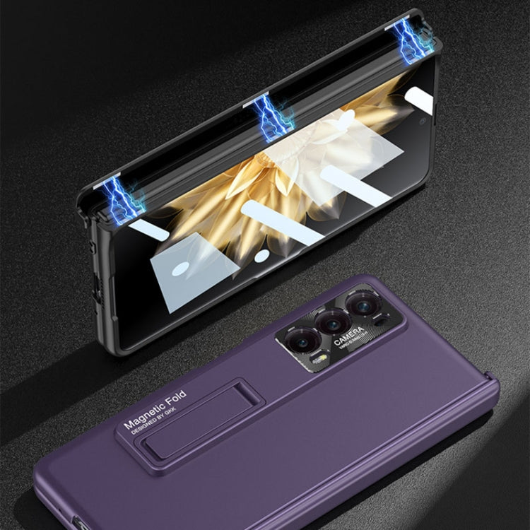 For Honor Magic V2 GKK Integrated Magnetic Folding Hinge All-inclusive Phone Case(Gold) - free shipping - PMC TechLife - Order now!