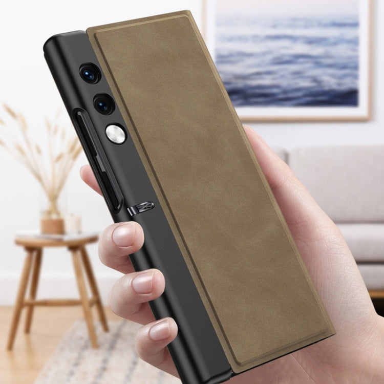 For Honor V Purse GKK Frosted Leather Fold Phone Case(Black) - Honor Cases by GKK | Online Shopping South Africa | PMC TechLife | Buy Now Pay Later Mobicred