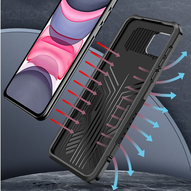 For iPhone 8 & 7 Machine Armor Warrior Shockproof PC + TPU Protective Case(Coffee) - More iPhone Cases by NILLKIN | Online Shopping South Africa | PMC Jewellery