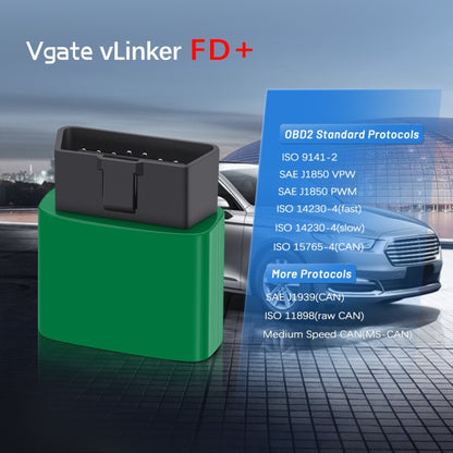 VLINKER FD + V2.2 Bluetooth 4.0 Car OBD Fault Diagnosis Detector - Code Readers & Scan Tools by PMC Jewellery | Online Shopping South Africa | PMC Jewellery