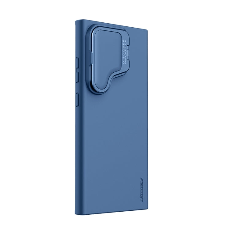 For Samsung Galaxy S24 Ultra 5G NILLKIN CamShield Prop Liquid Silicone Phone Case(Blue) - free shipping - PMC TechLife - Order now!