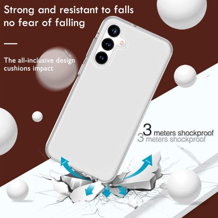 For Samsung Galaxy S23 FE 5G Terminator Style Glitter Powder Shockproof Phone Case(Transparent) - Galaxy S23 FE 5G Cases by PMC TechLife | Online Shopping South Africa | PMC TechLife